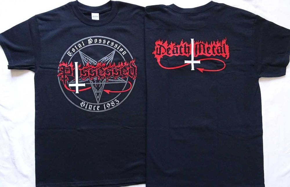 Possessed Since 1983 Total Possession Death Metal Koszulka Oryginał