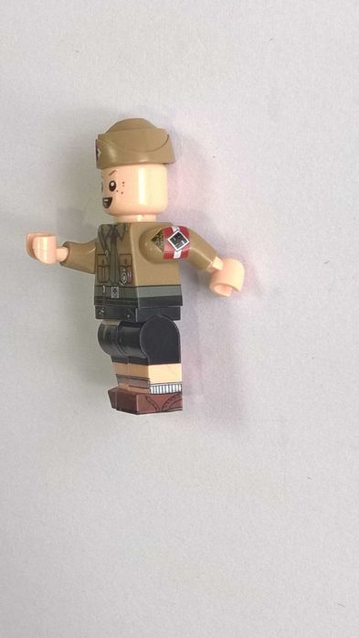 Figurka żołnierza niemieckiego 4 krotny nadruk WW2 kompatybilne z Lego