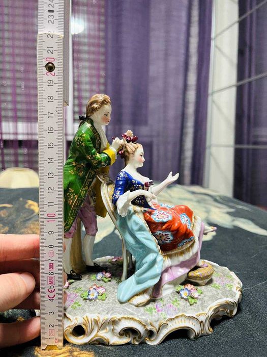 Ludwigsburg porcelanowa figurka