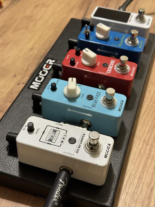 Zestaw efektów gitarowych Mooer + looper, tuner