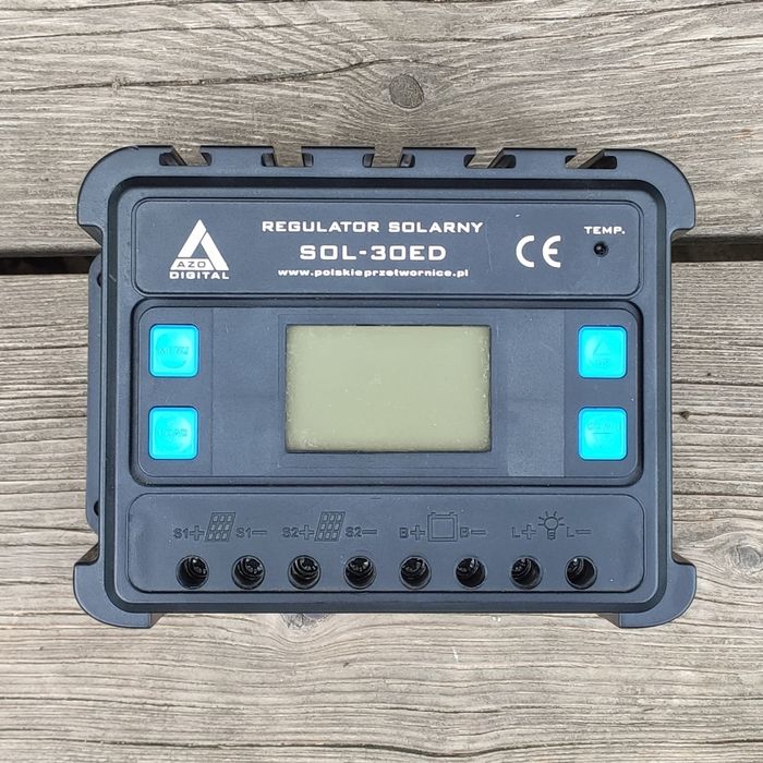 Regulator solarny SOL-30ED (Polska Produkcja)