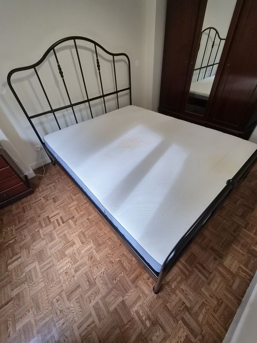 Cama casal Sagstua ikea
