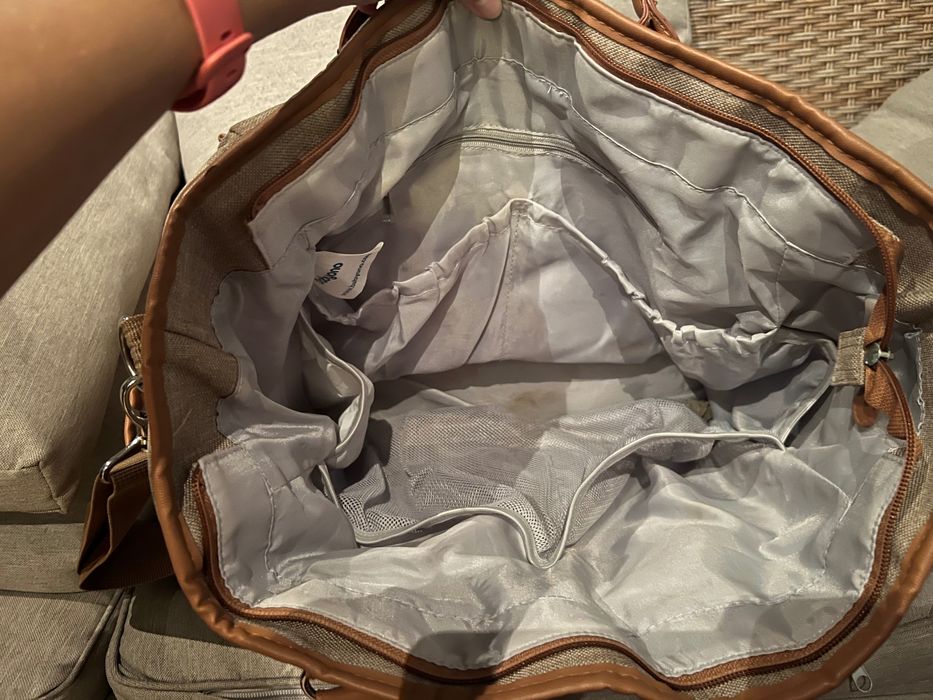 Duża torba do wózka Babyono bardzo pojemna