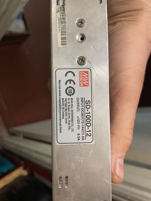 Mean Well SD-100D-12 DC-DC 72-144v/12v 8,5a