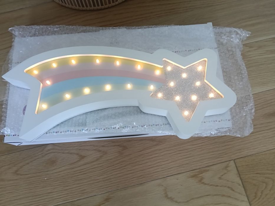 Estrela com leds