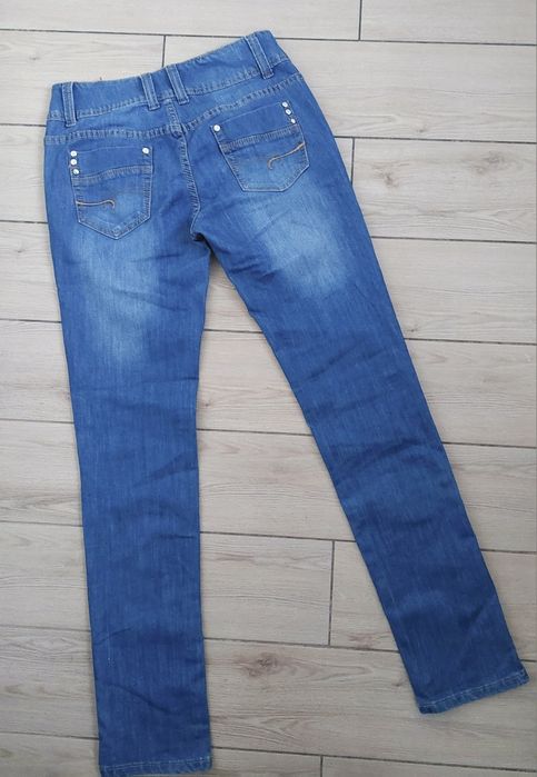 Jeansy damskie Mini Bleu M
