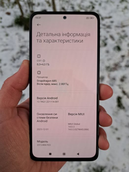 Xiaomi Redmi Note 13. 8+4 Ram. 128 Смартфон