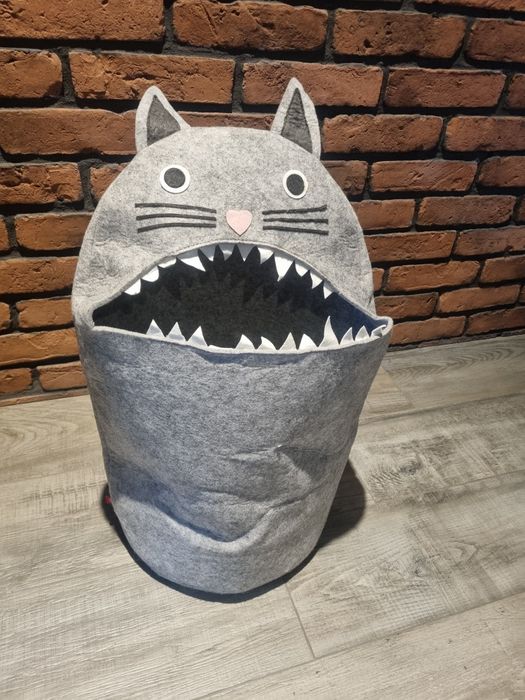 Filcowy kosz- kot