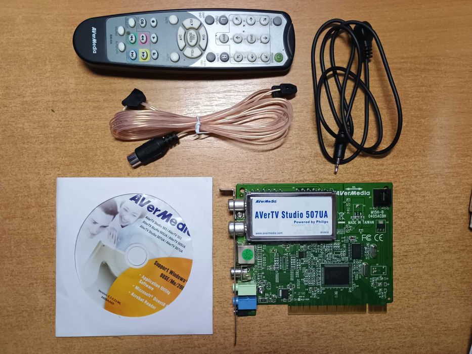 ТВ/FM-тюнер AVerMedia AVerTV Studio 507UA. Плата оцифровки VHS (PCI)