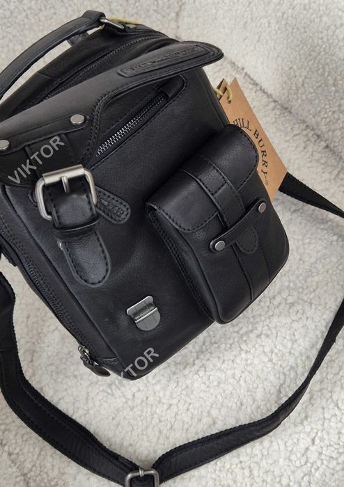 Мужская кожаная сумка Hill Burry 3060. Германия. Шкіряна сумка