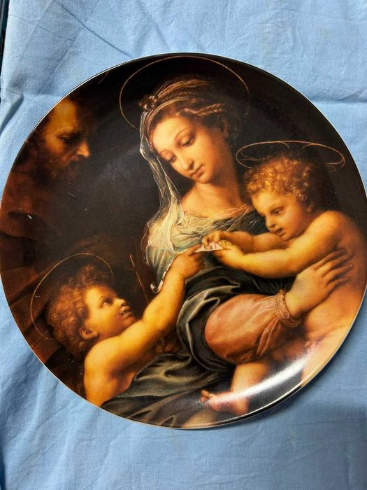 Prato de Natal Vista Alegre 1990 – "A Virgem da Rosa" de Rafael