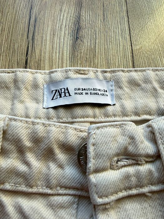 Spodnie jeansowe Zara xs