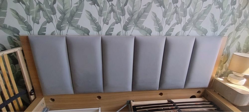 Łóżko IKEA Malm okleina dębowa