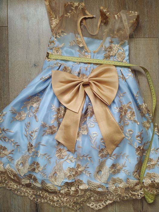 Сукня святкова фатин золотий