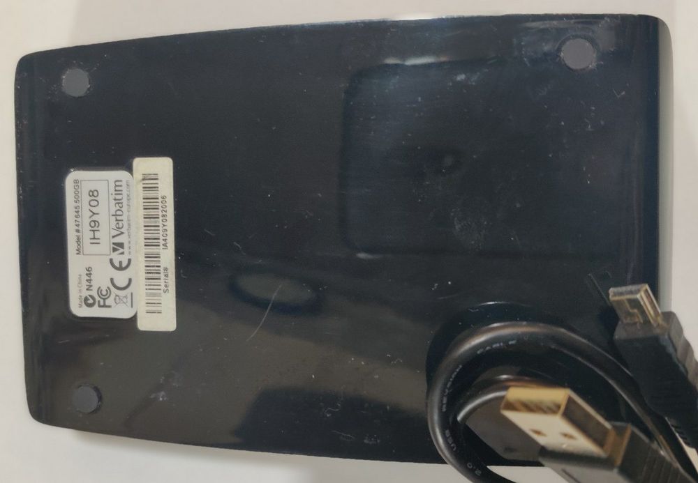 Внешний накопитель 500 гиг.  Заводской !!! HDD