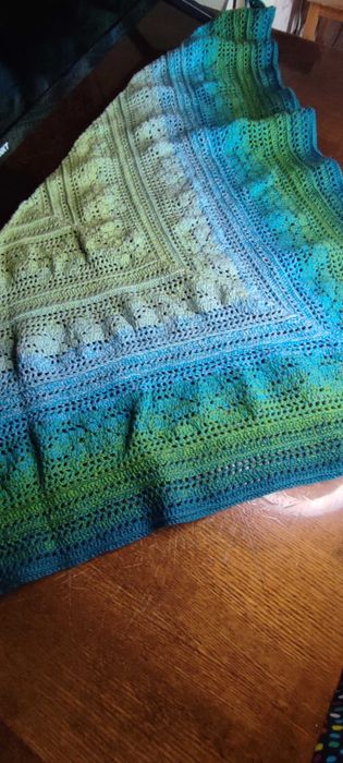 Шаль ручная работа