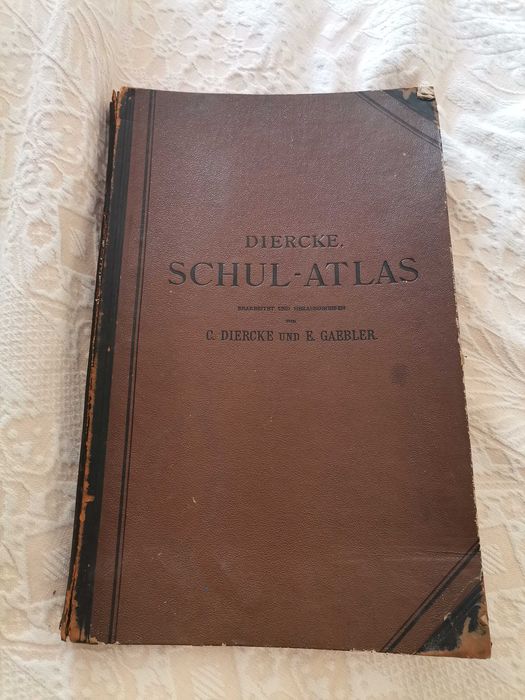 Stary atlas świata , mapy niemiecki z 1902 r