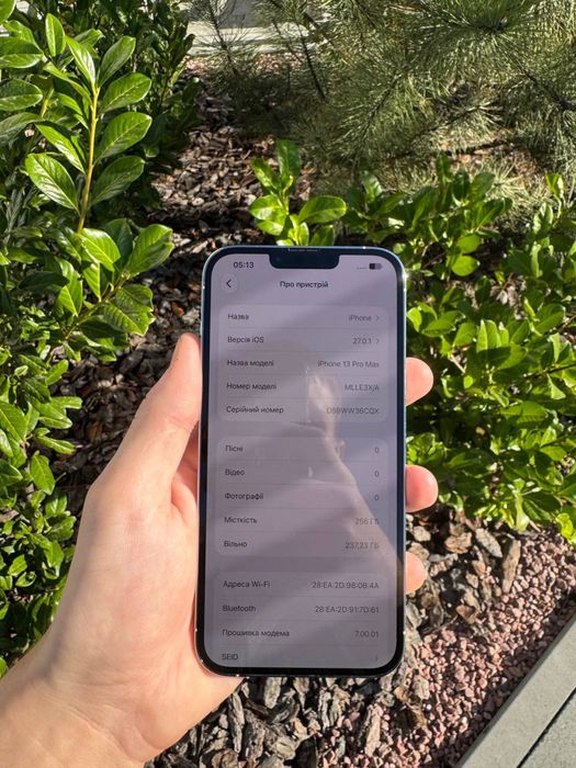 iPhone 13 Pro Max 256 gb / айфон 13 про макс 256 про 100% АКБ