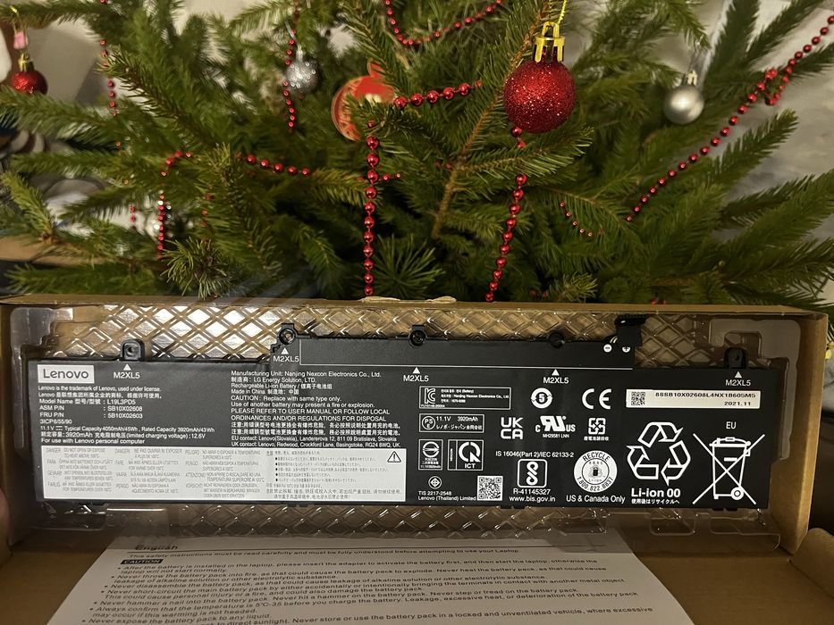 Оригінальна батарея L19L3PD5 для ноутбука Lenovo ThinkPad E14 Gen 2.