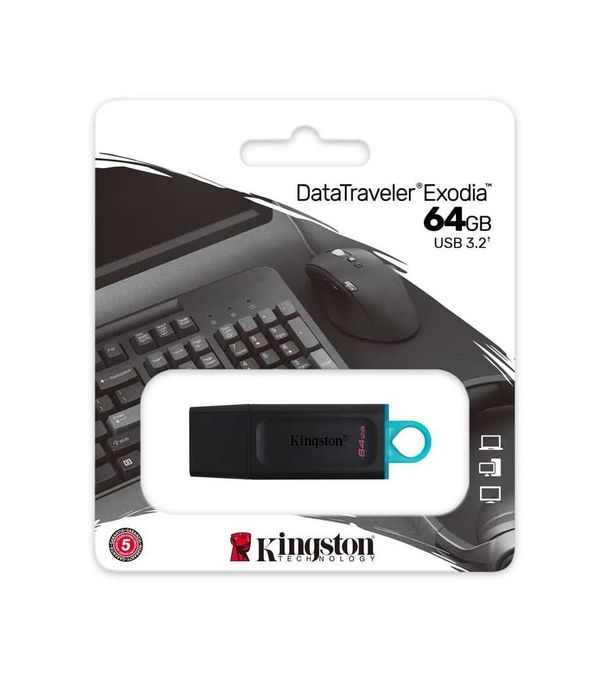 Pen USB 3.2 Kingston DataTravel Exodia DTX 64GB (Novo)