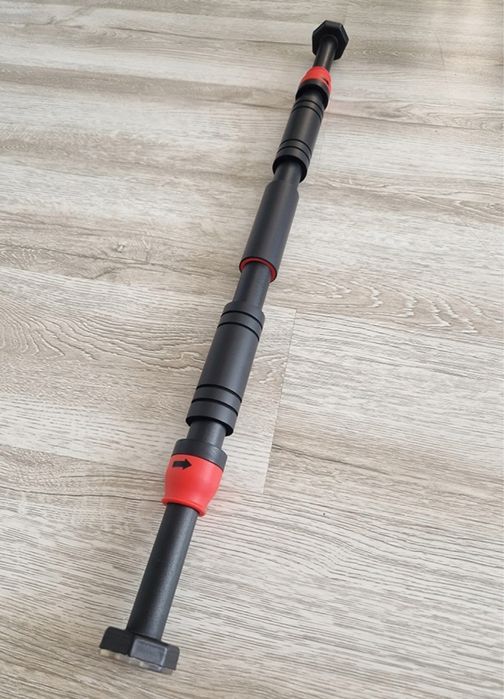 Mocny drążek rozporowy do podciągania teleskopowy 65–100 cm