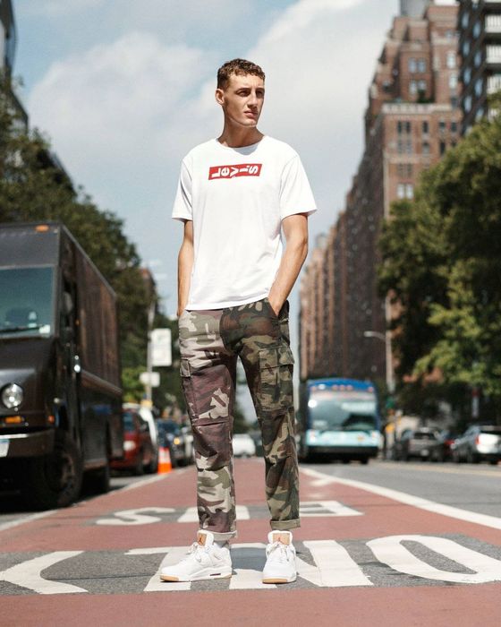 2019 Levis Premium - Hi Ball Cargos spodnie camo kamuflaż roz. 32