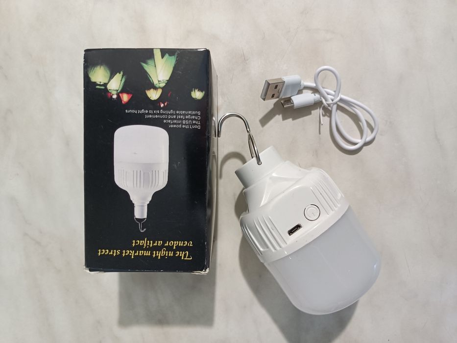 Лампа перезаряжаемая, водонепроницаемая, кемпинговая