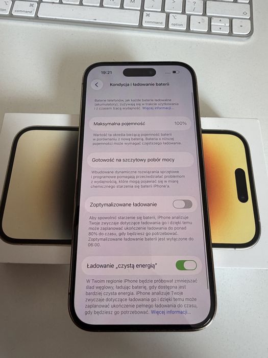Bateria 100% iPhone 14 Pro 256gb Gold