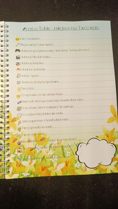 Pamiętnik, Złote Myśli, notes