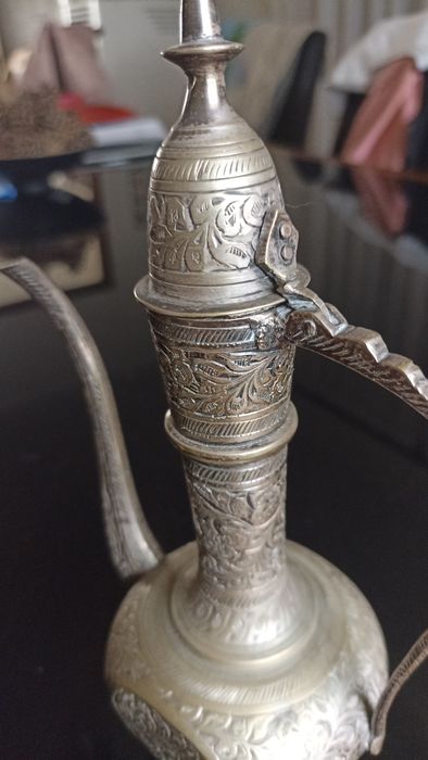Bule indiano em Prata decorativo