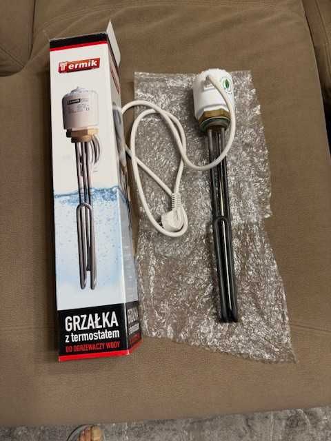 Grzałka elektryczna z termostatem 2000W 5/4" ze stali kwasoodpornej