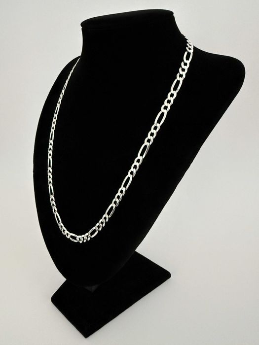 Srebrny Łańcuszek splot Figaro 57 CM 21 GRAM ! PR. 925 Okazja !