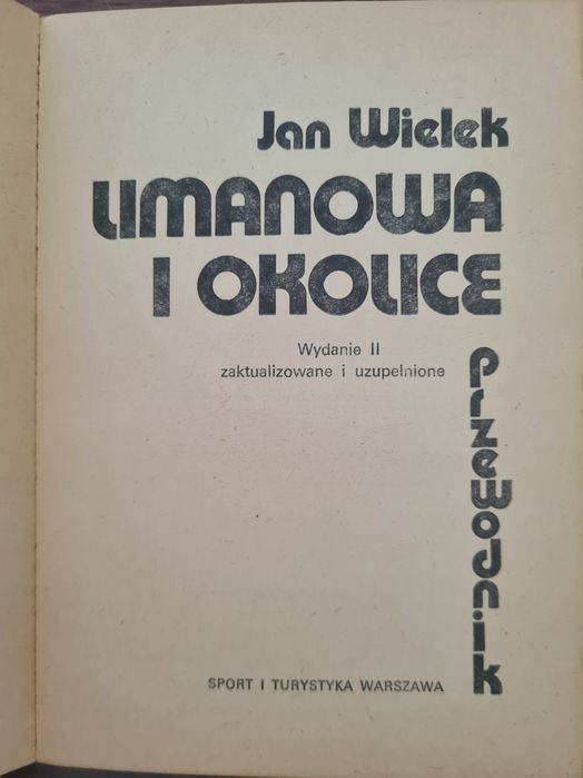 Limanowa i okolice - przewodnik - Jan Wielek