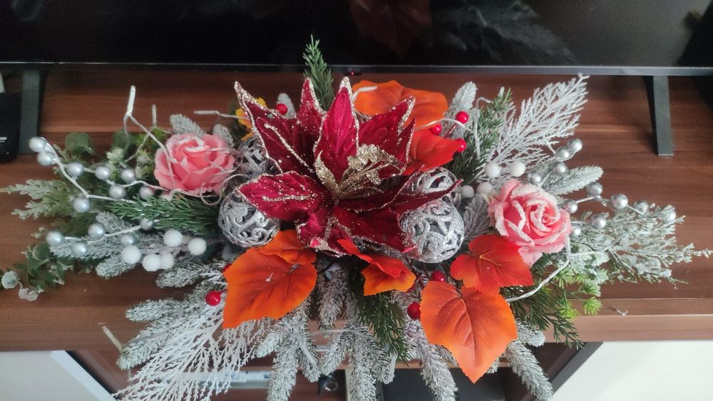 Stroik świąteczny na stół