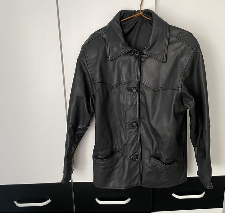 Damska kurtka skórzana rozmiar M