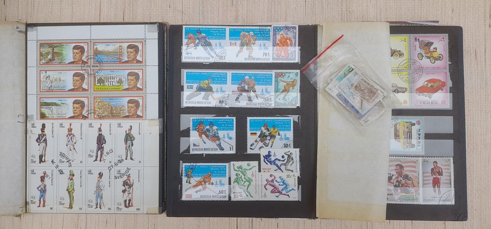 Альбомы марок ссср в идеальном состоянии, больше 500 штук