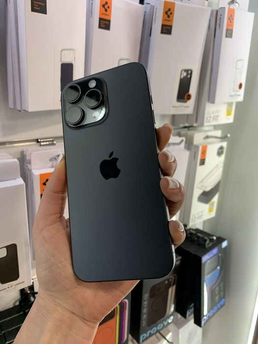 iPhone 16 Pro Max 256Gb black titanium - АКБ 96%, стан 4+