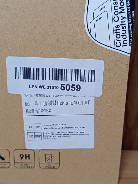 Szkło hartowane 2 szt do Blackiew Tab 30 wifi 10.1"