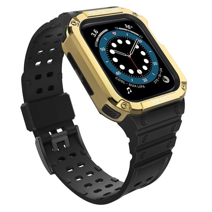 Pasek z etui ochronnym Protect Strap Band … pancerna - czarny, złoty