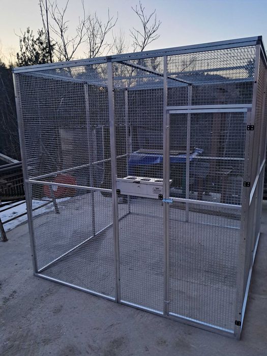 Woliera aluminiowa 2x2x2