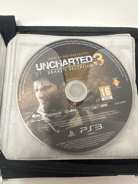 Uncharted 3 płyta ps3