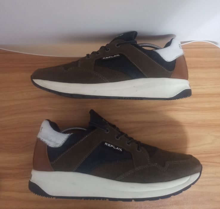 Чоловічі Кросівки Replay Оригінал  Натуральна замша Розмір 43-27,5см