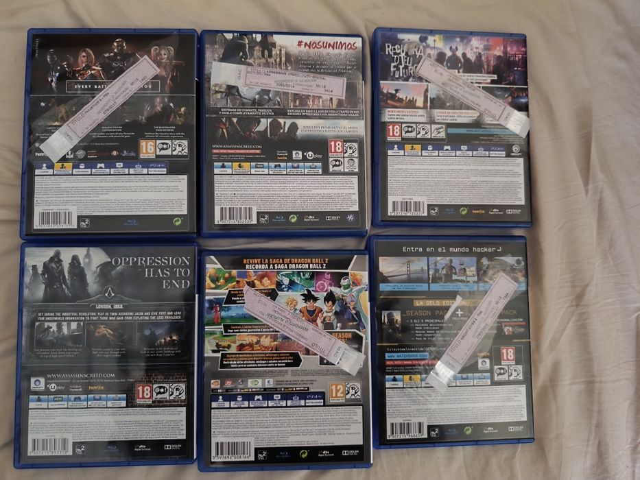 Vendo jogos PS4 usados