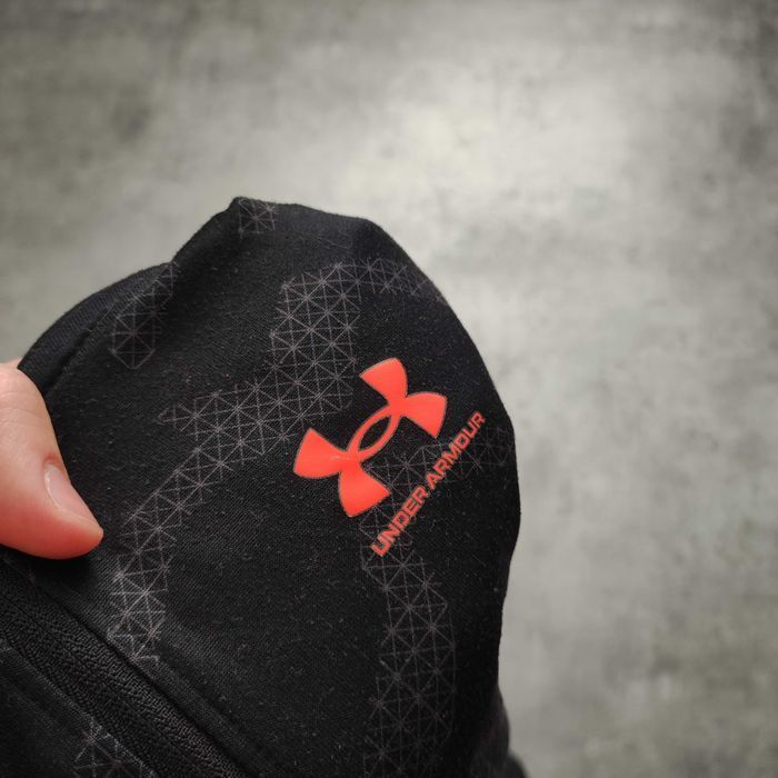 MĘSKA Bluza Lekka Rozpinana Moro Camo Suwak HeatGEAR Under Armour Logo