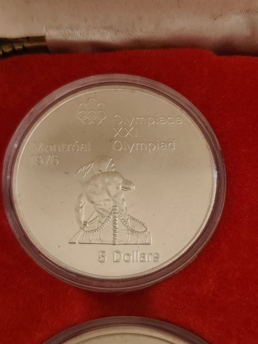 Moedas em prata 1976 Olipiadas