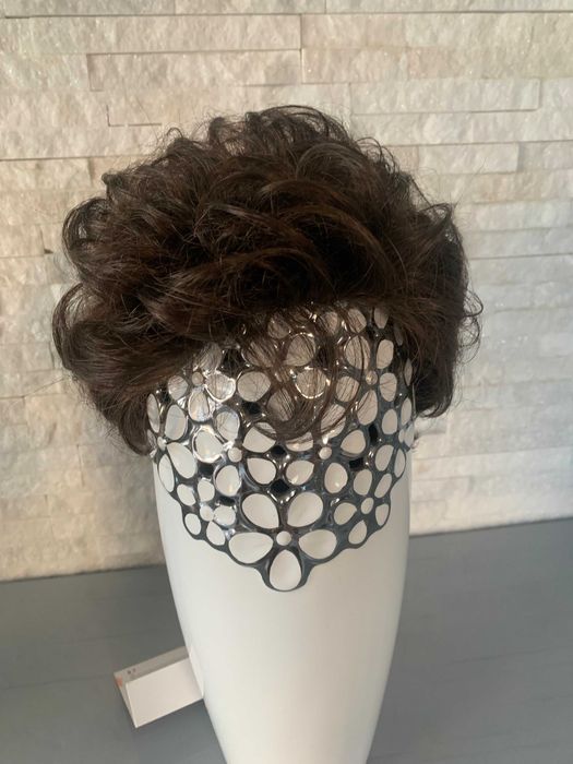 nowa peruka gęsta piekna kolor brąz