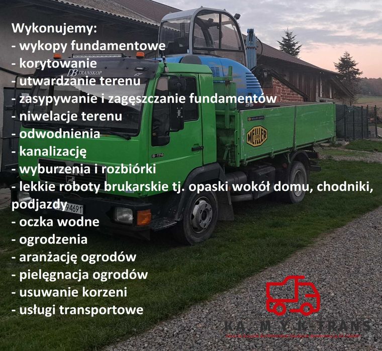 Usługi brukarskie. Układanie kostki brukowej. Podjazdy z kruszywa.