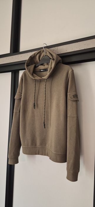 Damska bluza z kapturem khaki M L