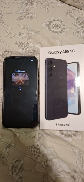 Продам  Смартфон Samsung A55 5G з  пам'яті 8/128
Продаю телефон в хорошому стані, з зв,язку з купівлею новго.
додаю чохол