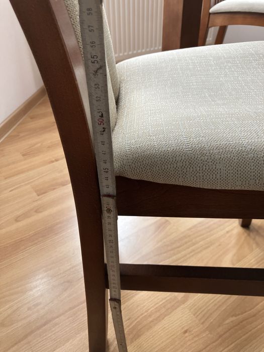 Krzesła jadalniane 6szt. Beżowe